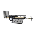 Carry-On Trailer 6-ft x 12-ft Treated Lumber Utility Trailer with Ramp Gate - Image 2