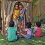Kids Kidkraft Bear Cave Lodge Swing Set / Playset - Image 4