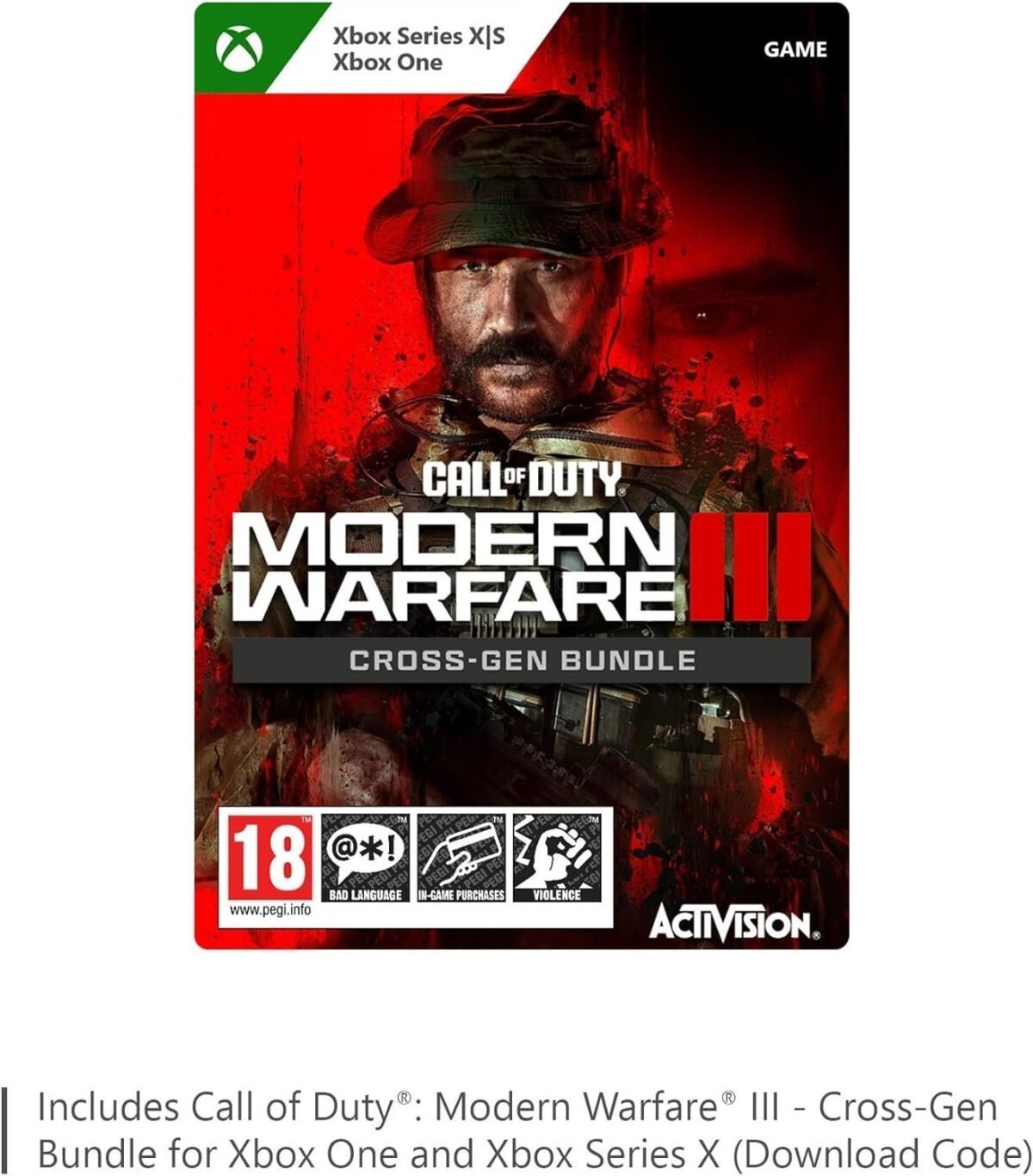 Xbox Series X – Diablo IV Bundle + Call of Duty: Modern Warfare III – Cross-Gen Bundle for Xbox One and Xbox Series X (Download Code) - Image 3